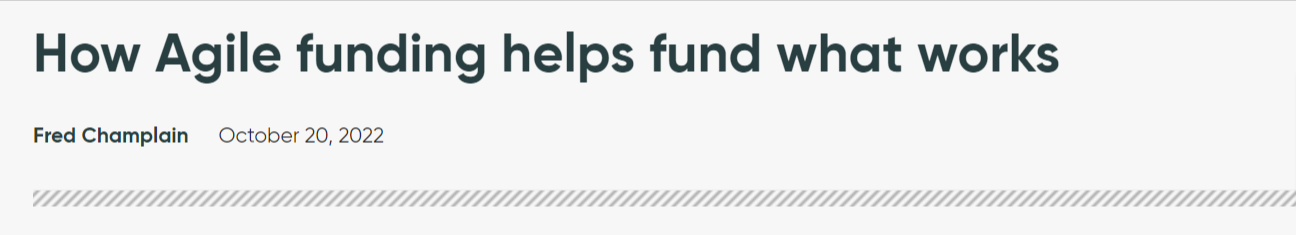 agile-funding