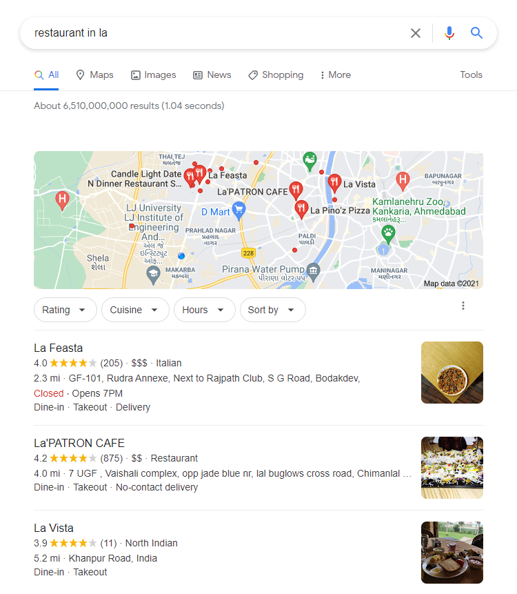 LA-Restaurant-Google-Maps