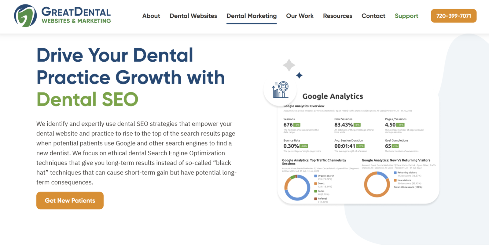 great dental websites